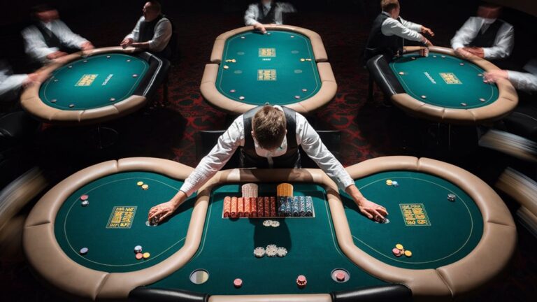 skillful online poker multitasking