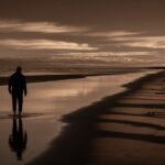 wading through waning light