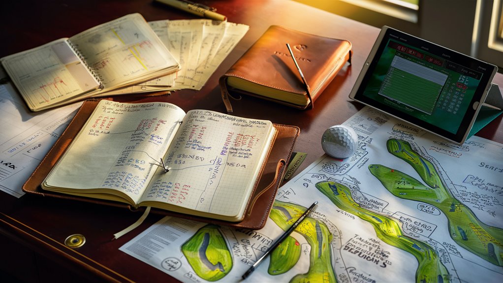 golf performance data history
