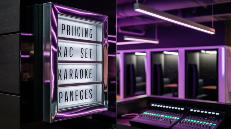 karaoke pricing structure analysis