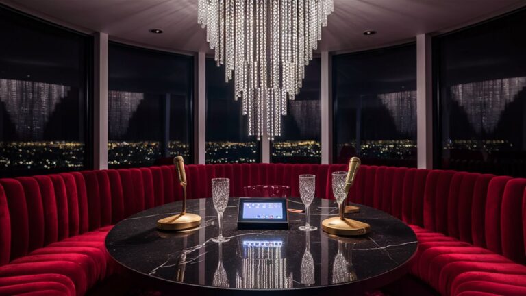 luxurious singing privileges included