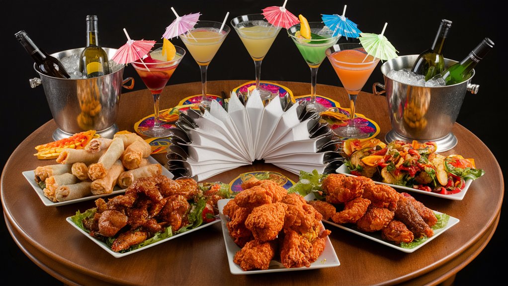 create menu for event