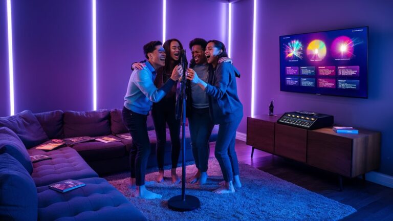 family fun singing together
