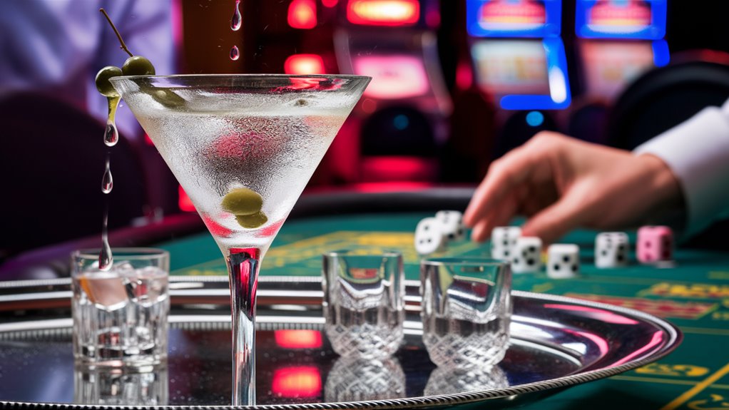free drinks encourage gambling spending