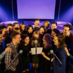 group singing social entertainment