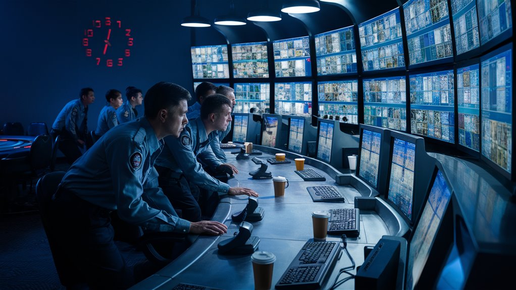 monitoring casino security operations