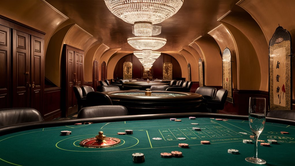 private high stakes gambling rooms