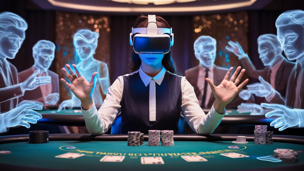 virtual reality gambling interactions
