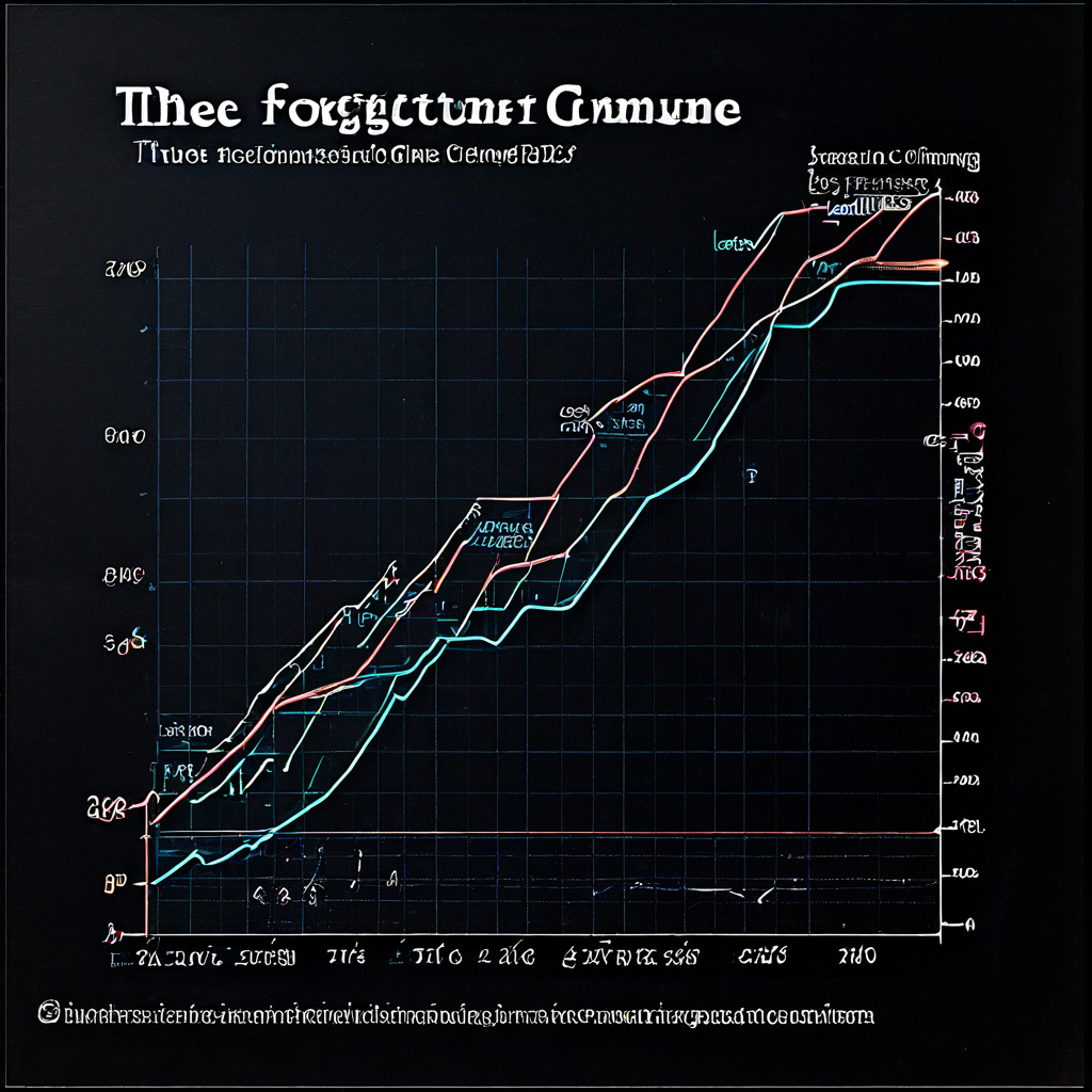 칠판 배경에 그려진 '망각 곡선'이라 명명된 기억 유지율 그래프가 시간에 따라 급격히 하락하는 모습이다.